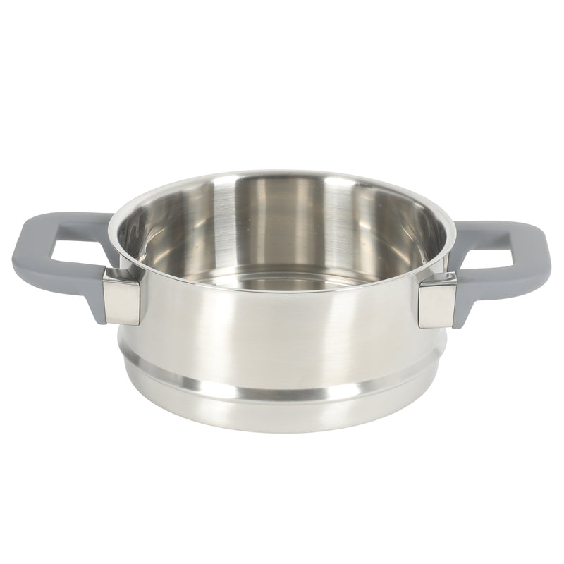 Oster Beauford 2.9qt Stainless Steel Steamer Set - Soft Touch Handle - Gift Box