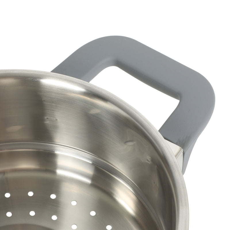 Oster Beauford 2.9qt Stainless Steel Steamer Set - Soft Touch Handle - Gift Box