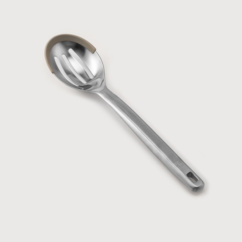 Calphalon Prime Stainless Steel Slotted Spoon w/ Silicone Rim - Open Stock w/ Tie Card
