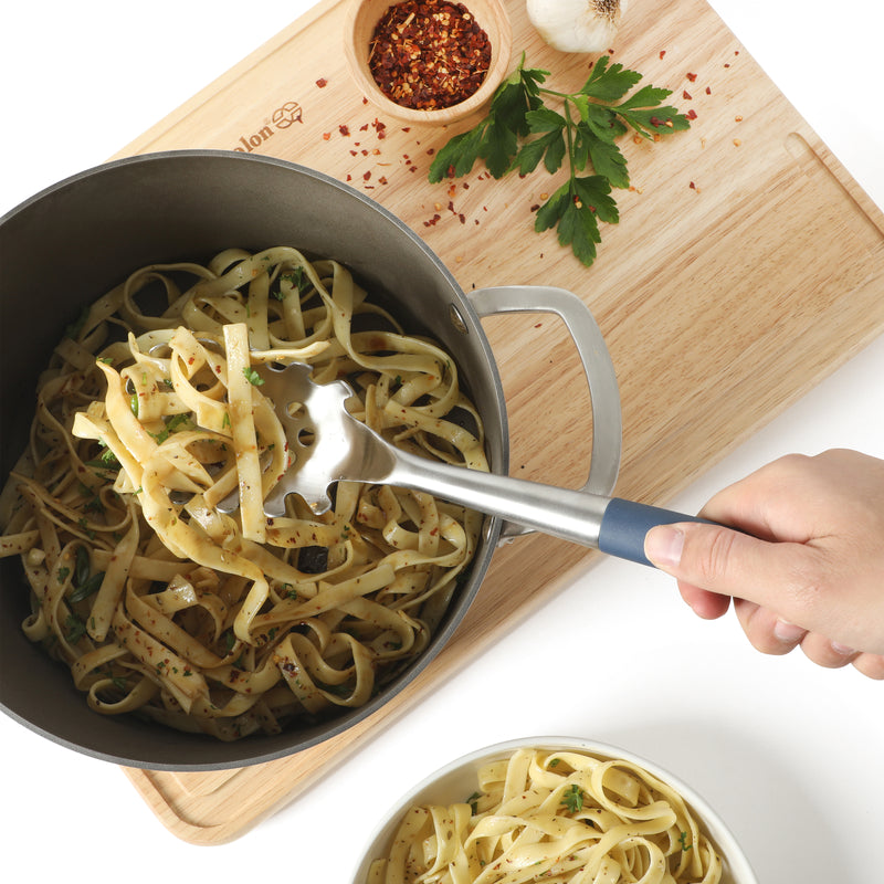 Calphalon Edge Stainless Steel Head Pasta Spoon - Open Stock w/ Tie Card