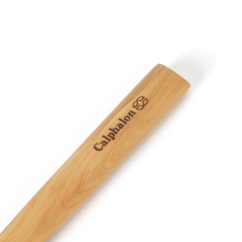 Calphalon Edge 13" Olive Wood Slotted Spoon - Open Stock w/ Tie Card