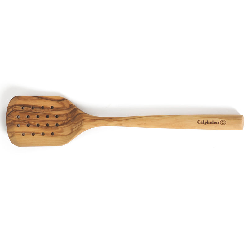 Calphalon Edge 13" Olive Wood Slotted Turner - Open Stock w/ Tie Card