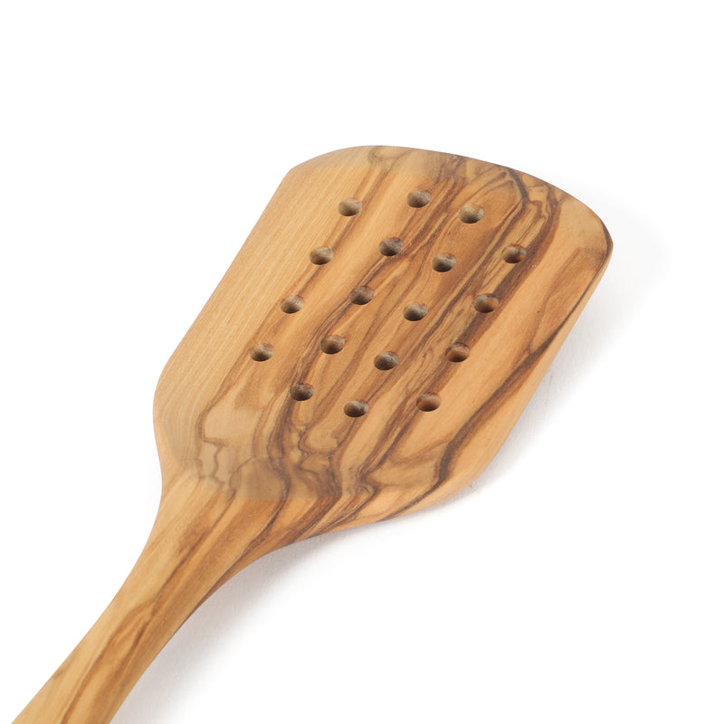 Calphalon Edge 13" Olive Wood Slotted Turner - Open Stock w/ Tie Card