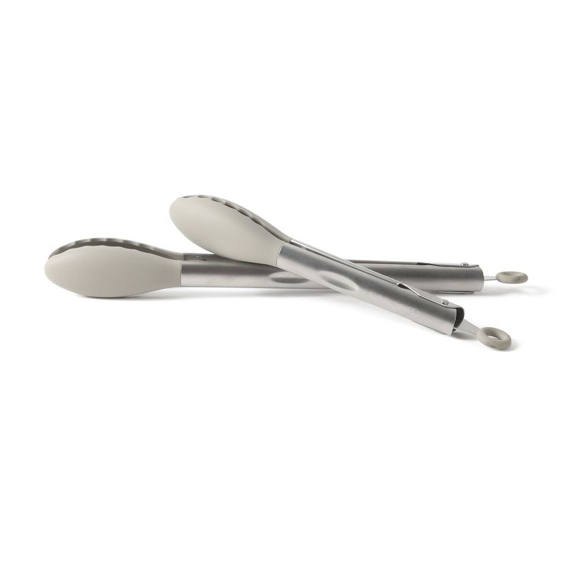 Calphalon Edge 2 pc Stainless Steel / Silicone HeadFood Tongs - Open Stock w/ Tie Card