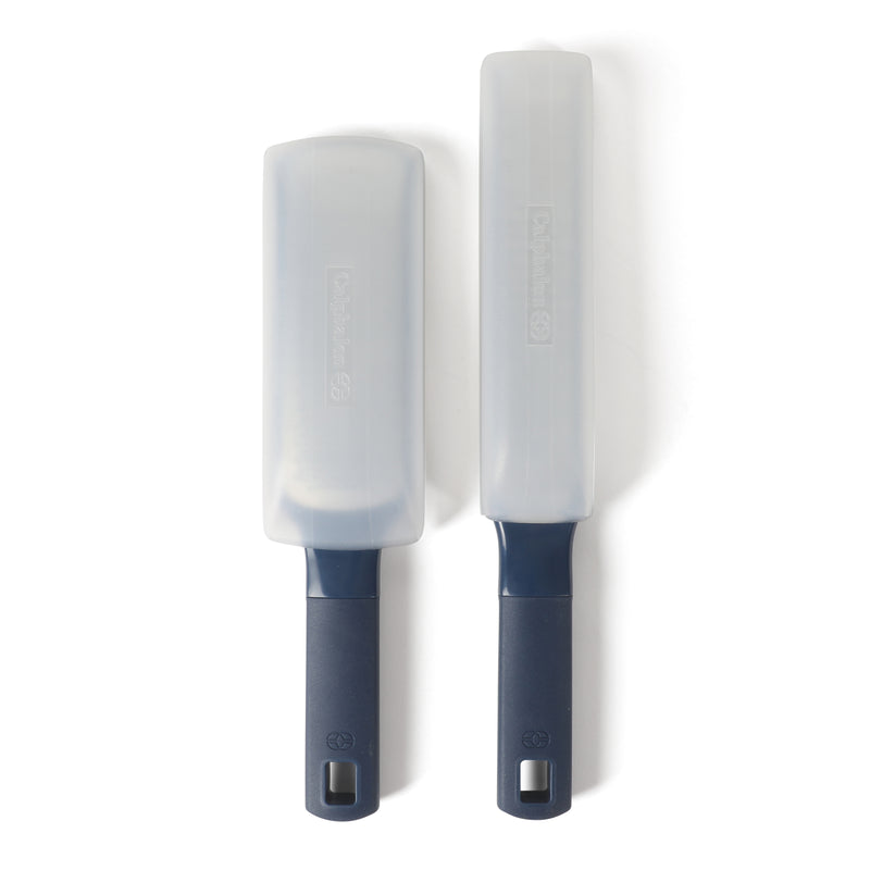 Calphalon Prime  2 pc Stainless Steel Long & Short Grater Set w/ Covers - Open Stock w/ Tie Card