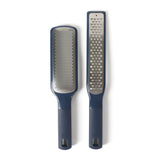 Calphalon Prime  2 pc Stainless Steel Long & Short Grater Set w/ Covers - Open Stock w/ Tie Card