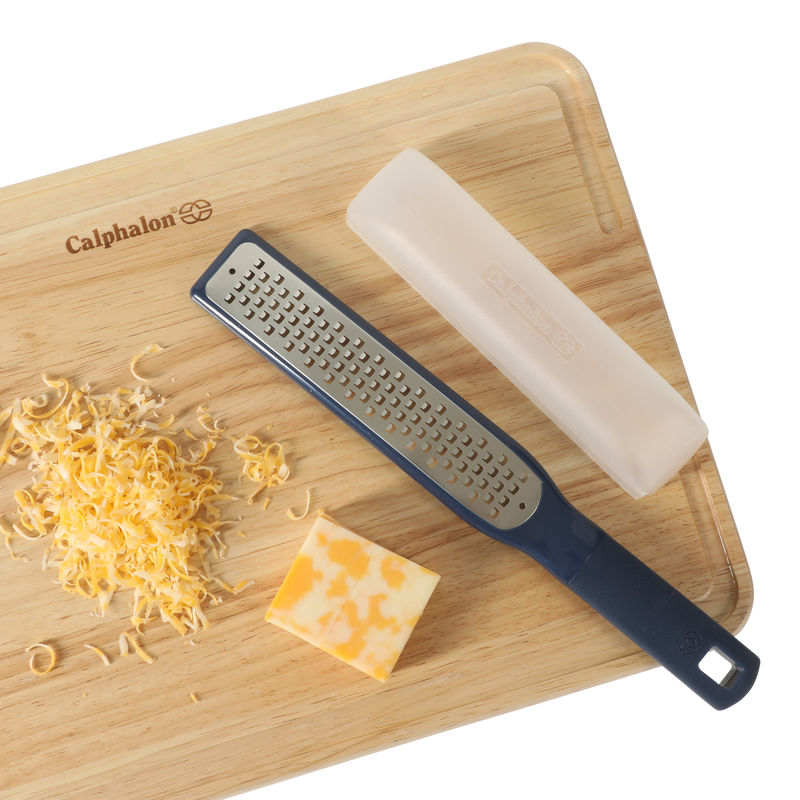 Calphalon Prime Stainless Steel Long Grater w/ Storage Cover - Open Stock w/ Tie Card