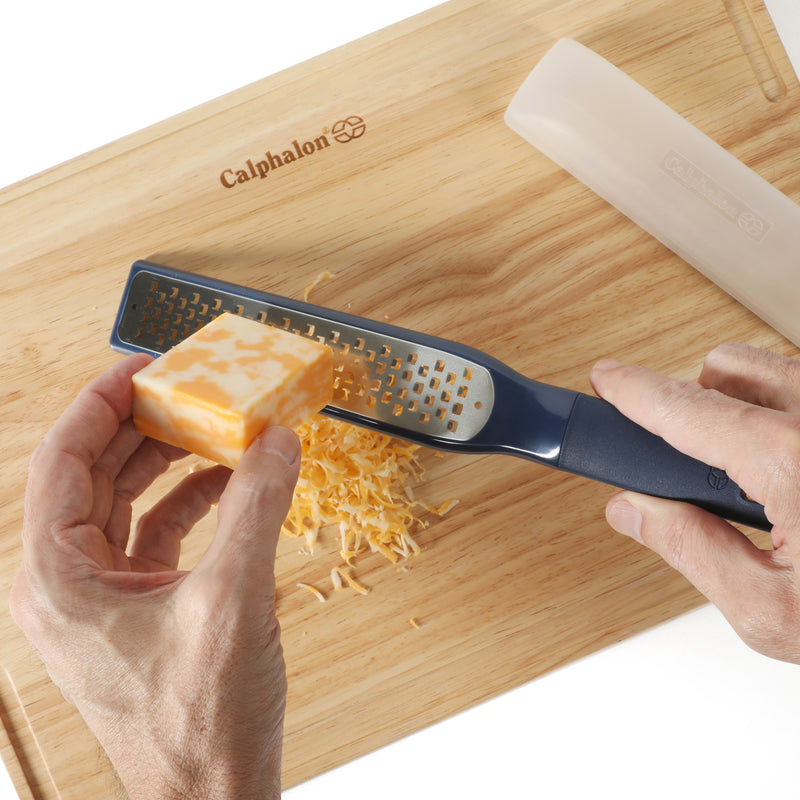Calphalon Prime Stainless Steel Long Grater w/ Storage Cover - Open Stock w/ Tie Card