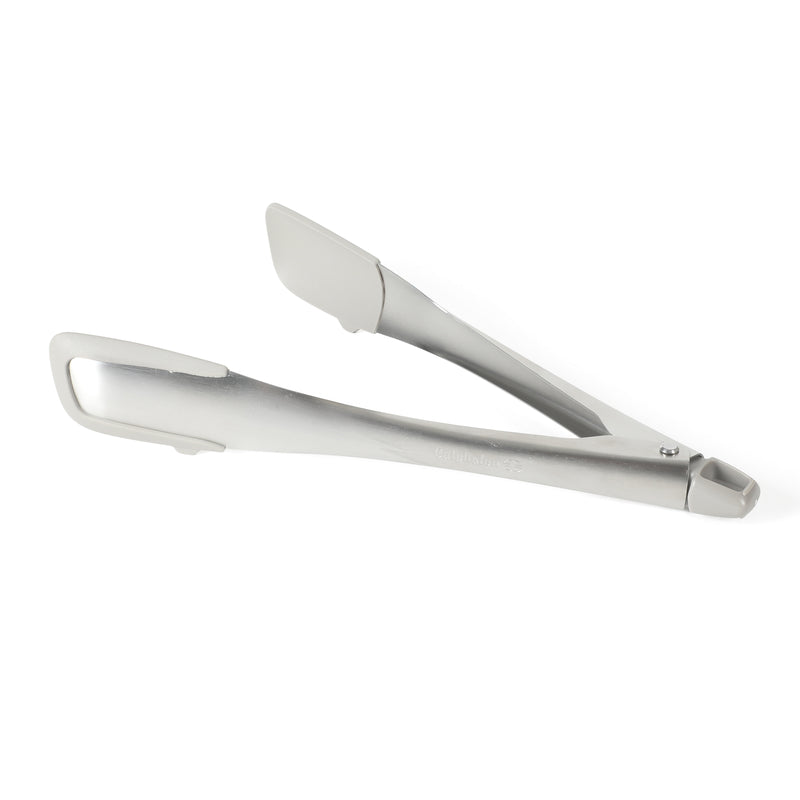 Calphalon Prime Stainless Steel Stand Alone Tongs w/ Inside Silicone Head - Navy - Open Stock w/ Tie Card