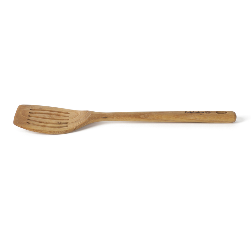 Calphalon Prime  13" Teak Wood Slotted Turner - Open Stock w/ Tie Card