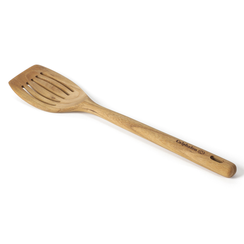 Calphalon Prime  13" Teak Wood Slotted Turner - Open Stock w/ Tie Card