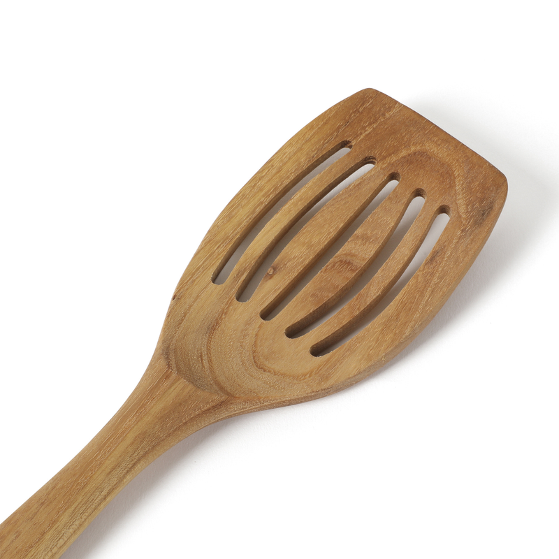 Calphalon Prime  13" Teak Wood Slotted Turner - Open Stock w/ Tie Card