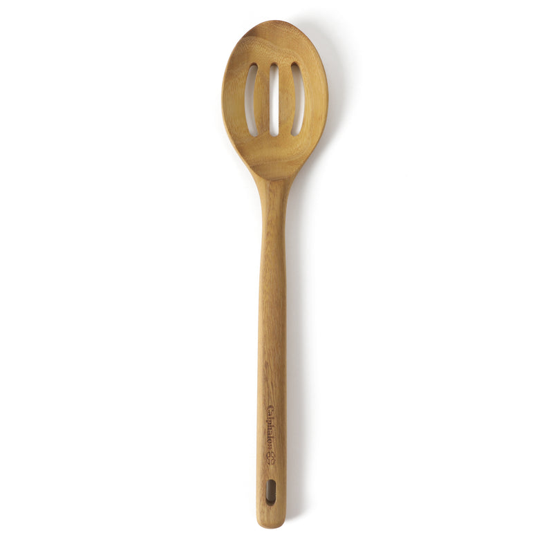 Calphalon Prime  13" Teak Wood Slotted Spoon - Open Stock w/ Tie Card