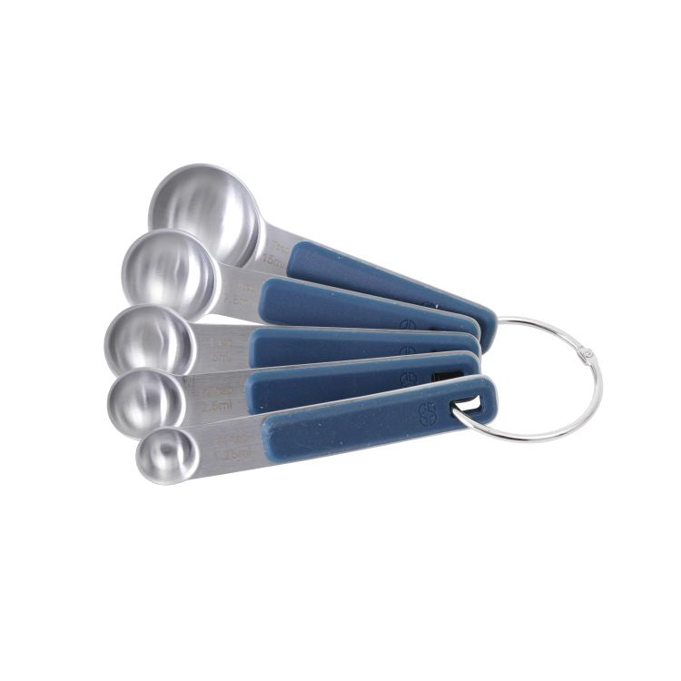 Calphalon Prime 5 pc Stainless Steel Head Measuring Spoons - Open Stock w/ Tie Card