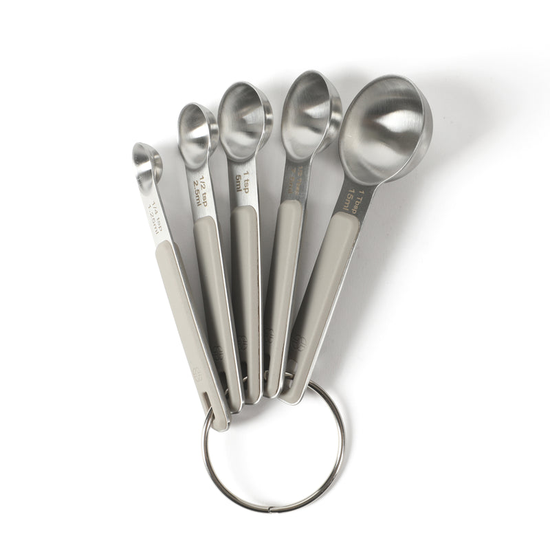 Calphalon Prime 5 pc Stainless Steel Head Measuring Spoons - Open Stock w/ Tie Card