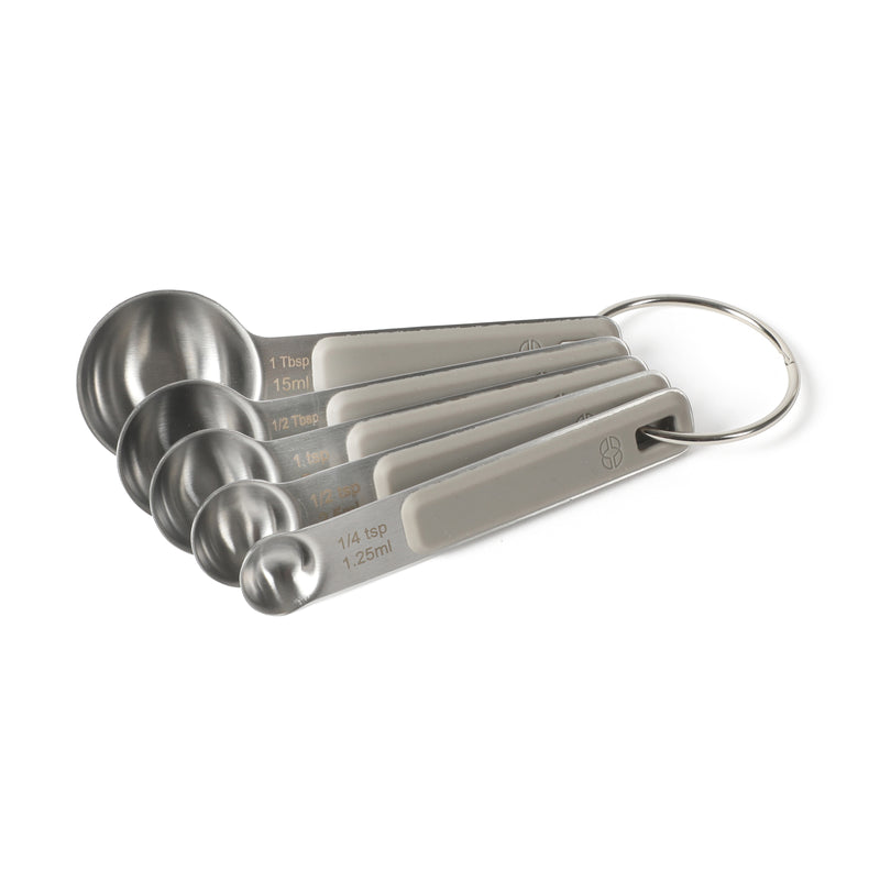 Calphalon Prime 5 pc Stainless Steel Head Measuring Spoons - Open Stock w/ Tie Card