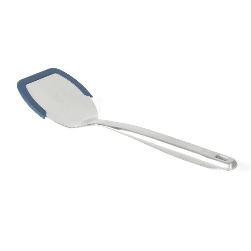Calphalon Prime Stainless Steel Turner w/ Silicone Rim - Open Stock w/ Tie Card