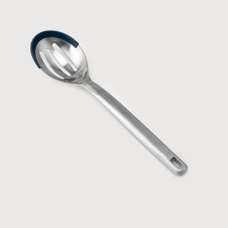 Calphalon Prime Stainless Steel Slotted Spoon w/ Silicone Rim - Open Stock w/ Tie Card