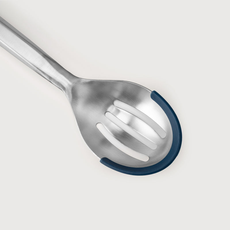 Calphalon Prime Stainless Steel Slotted Spoon w/ Silicone Rim - Open Stock w/ Tie Card