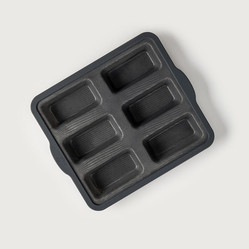 Calphalon Omni 6 Cup Silicone Mini Loaf Pan - Open Stock w/ Color Sleeve