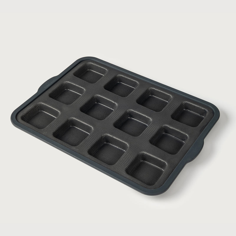 Calphalon Omni 12 Cup Silicone Brownie Pan - Open Stock w/ Color Sleeve