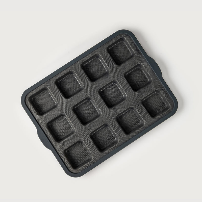 Calphalon Omni 12 Cup Silicone Brownie Pan - Open Stock w/ Color Sleeve