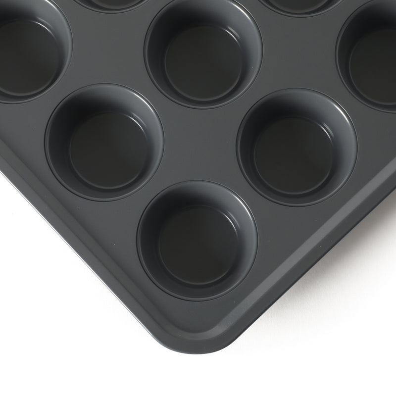 Calphalon Legacy 12 Cup Carbon Steel Muffin Pan - Open Stock w/ Color Sleeve