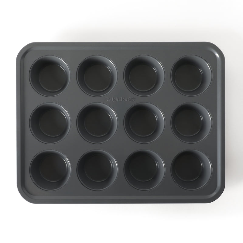 Calphalon Legacy 12 Cup Carbon Steel Muffin Pan - Open Stock w/ Color Sleeve