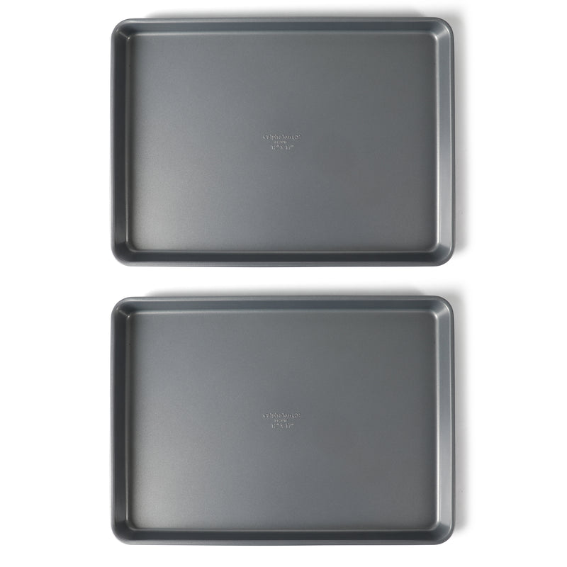 Calphalon Titan 2 pc (17" x 12") Carbon Steel Cookie Sheet Set - Gift Box