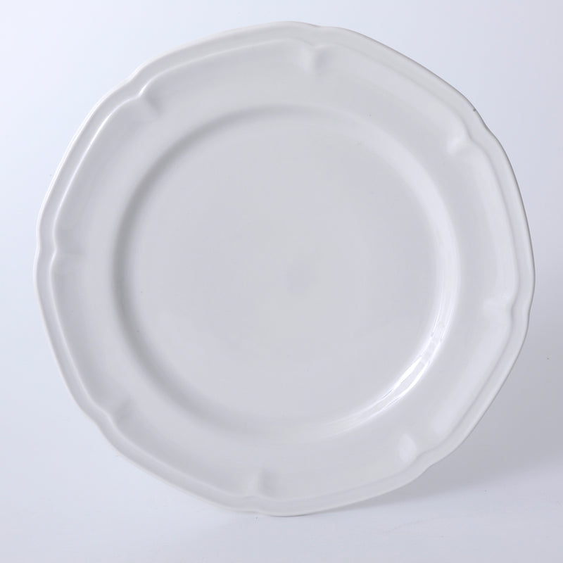 Gibson Home Willow Dove 12 pc Embossed Porcelain Dinnerware Set - Gift Box