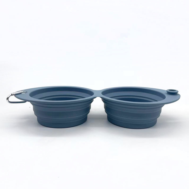 Gibson Home Wanderhound 11.8" Silicone Collapsible Pet Bowl - Open Stock w/ Color Sleeve