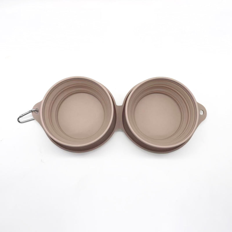 Gibson Home Wanderhound 11.8" Silicone Collapsible Pet Bowl - Open Stock w/ Color Sleeve