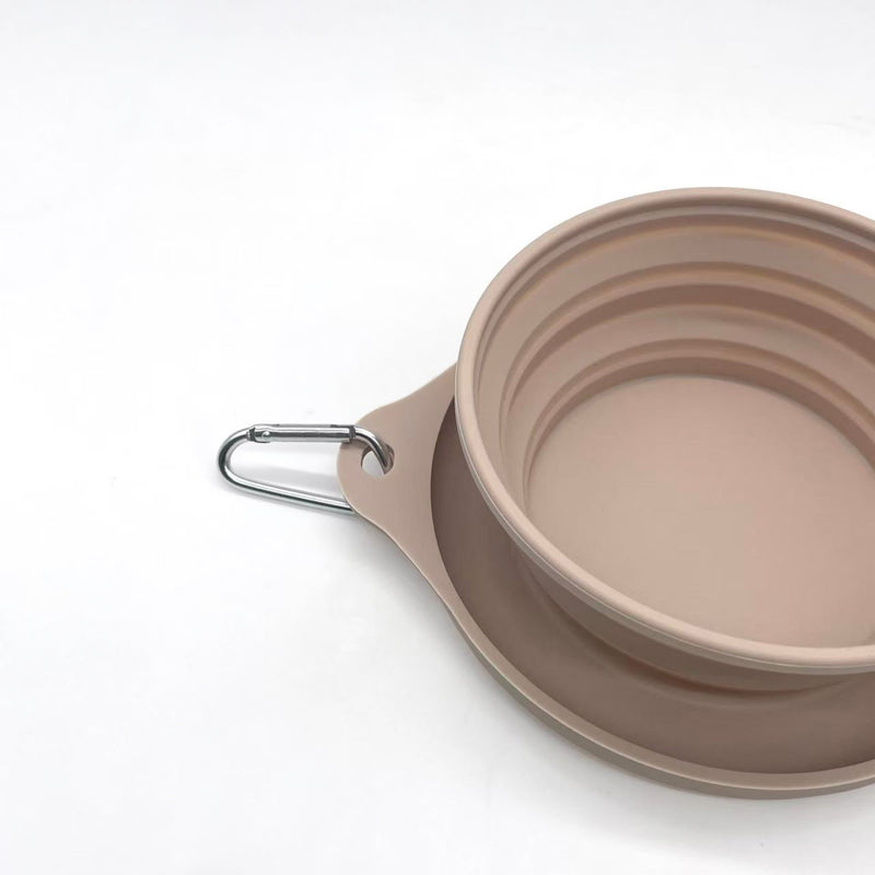 Gibson Home Wanderhound 11.8" Silicone Collapsible Pet Bowl - Open Stock w/ Color Sleeve