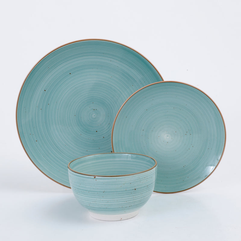Gibson Home Stonebury 12 pc Stoneware Dinnerware Set - Gift Box