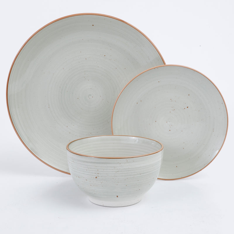 Gibson Home Stonebury 12 pc Stoneware Dinnerware Set - Gift Box