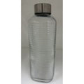 Gibson Home Aspen Heights 33oz Glass Bottle w/ Stainless Steel Lid - Open Stock w/ UPC Label