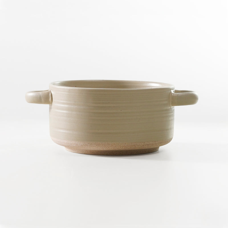 Gibson Elite Monaco Circle 6" Reactive Glaze Stoneware Soup Bowl w/ Handles - Open Stock w/ Hang Tag