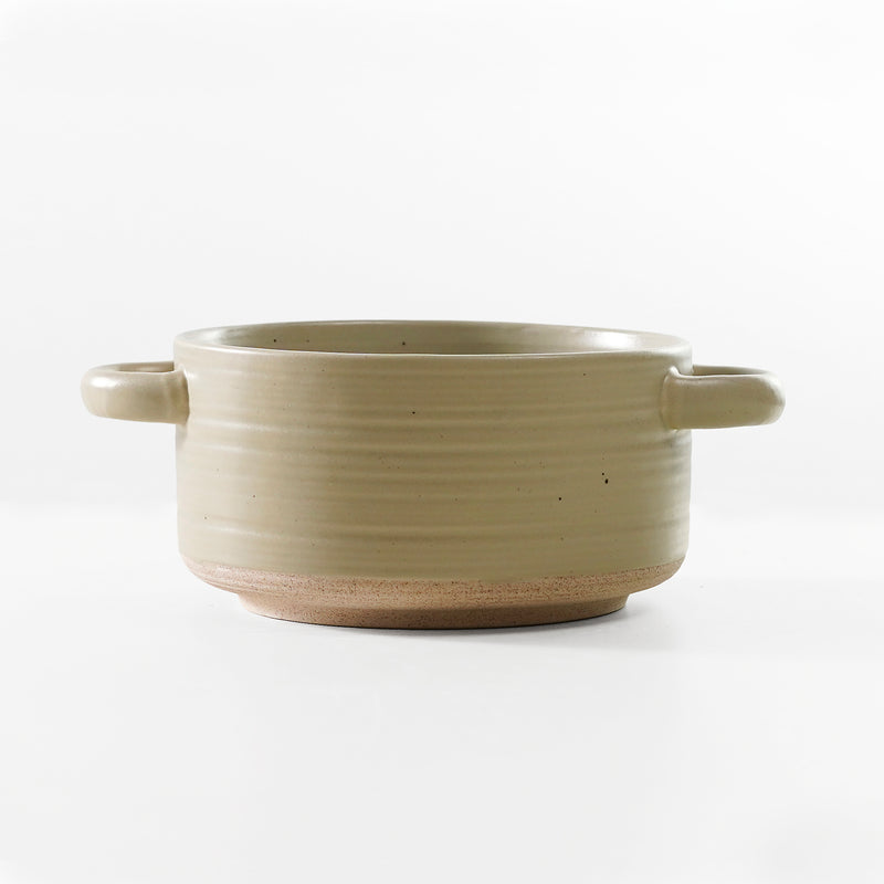 Gibson Elite Monaco Circle 6" Reactive Glaze Stoneware Soup Bowl w/ Handles - Open Stock w/ Hang Tag