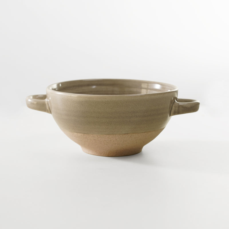 Gibson Elite Orchard Bay 6" Reactive Glaze Stoneware Soup Bowl w/ Handles - Open Stock w/ Hang Tag
