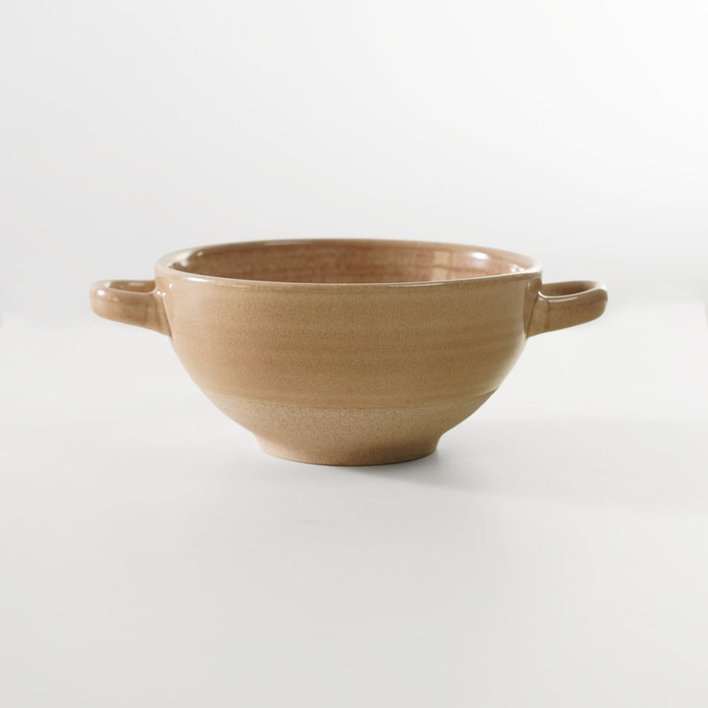 Gibson Elite Orchard Bay 6" Reactive Glaze Stoneware Soup Bowl w/ Handles - Open Stock w/ Hang Tag