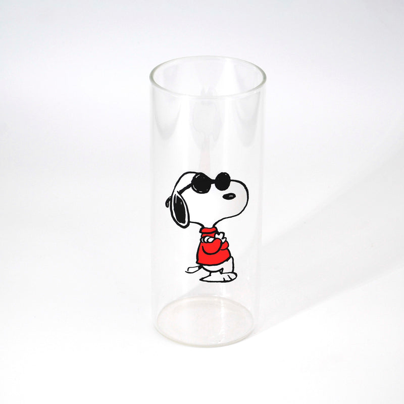Peanuts Happy Sips 23oz Decorated Glass Tumbler w/ PP Straw & Bamboo Lid - Open Stock w/ U-Label