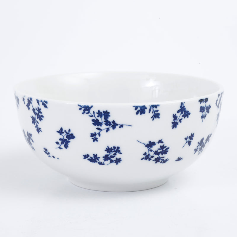 Gibson Home Mountain Thistle 12pc Pad Pad Print Porcelain Dinnerware Set - Gift Box