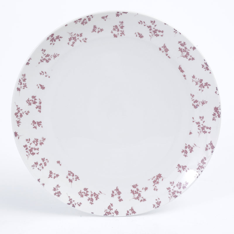 Gibson Home Mountain Thistle 12pc Pad Pad Print Porcelain Dinnerware Set - Gift Box