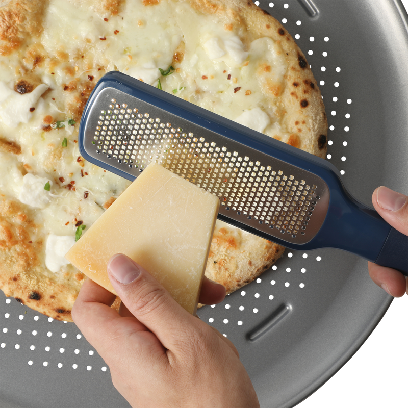 Calphalon Prime  2 pc Stainless Steel Long & Short Grater Set w/ Covers - Open Stock w/ Tie Card