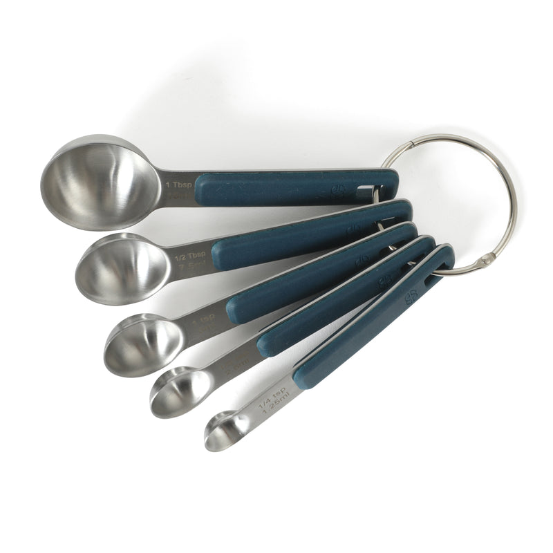 Calphalon Prime 5 pc Stainless Steel Head Measuring Spoons - Open Stock w/ Tie Card