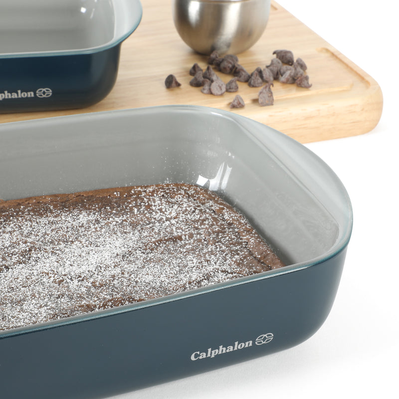 Calphalon Mirage 2 pc (3.8qt & 1.7qt ) Glass Baking Pan Set - Gift Box