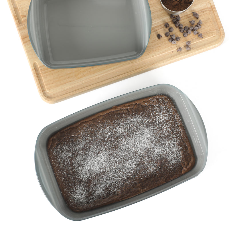 Calphalon Mirage 2 pc (3.8qt & 1.7qt ) Glass Baking Pan Set - Gift Box