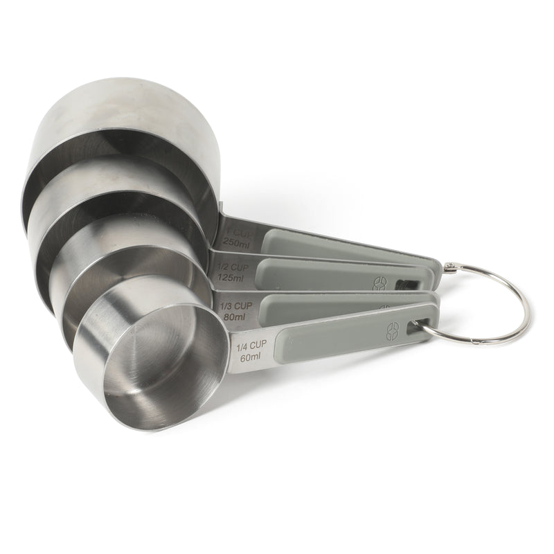 Calphalon Prime 4 pc Stainless Steel Head Measuring Cups - Open Stock w/ Tie Card