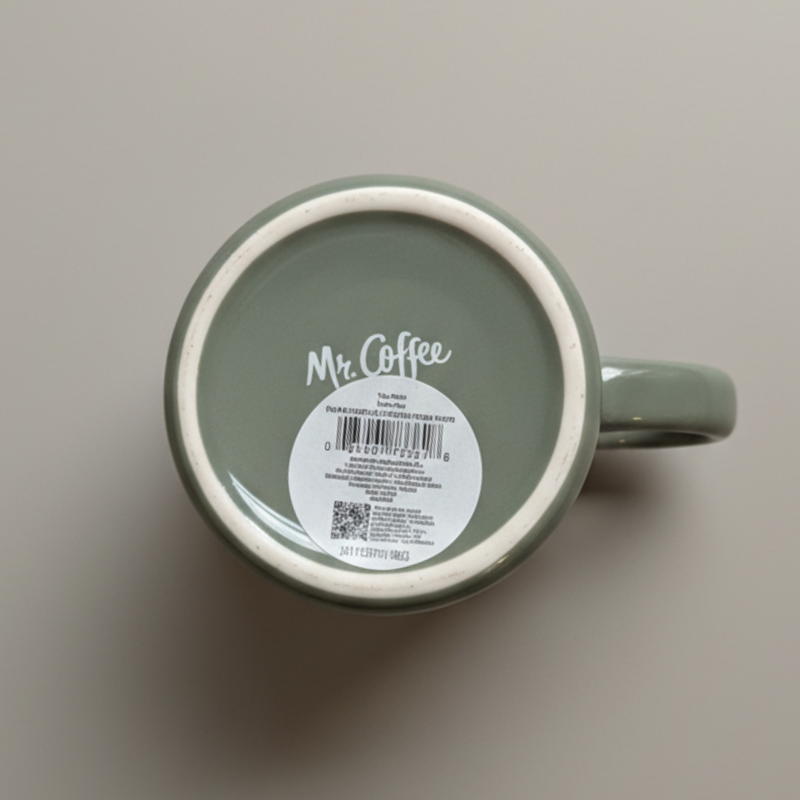 Mr. Coffee Downtown Diner 15oz Solid Color Porcelain Mug - Open Stock w/ U-Label