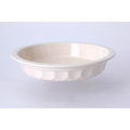 Martha Stewart Broadbrook 1.4qt Pie Pan - Cream - Round - Solid Color - Stoneware - Open Stock w/ UPC Label